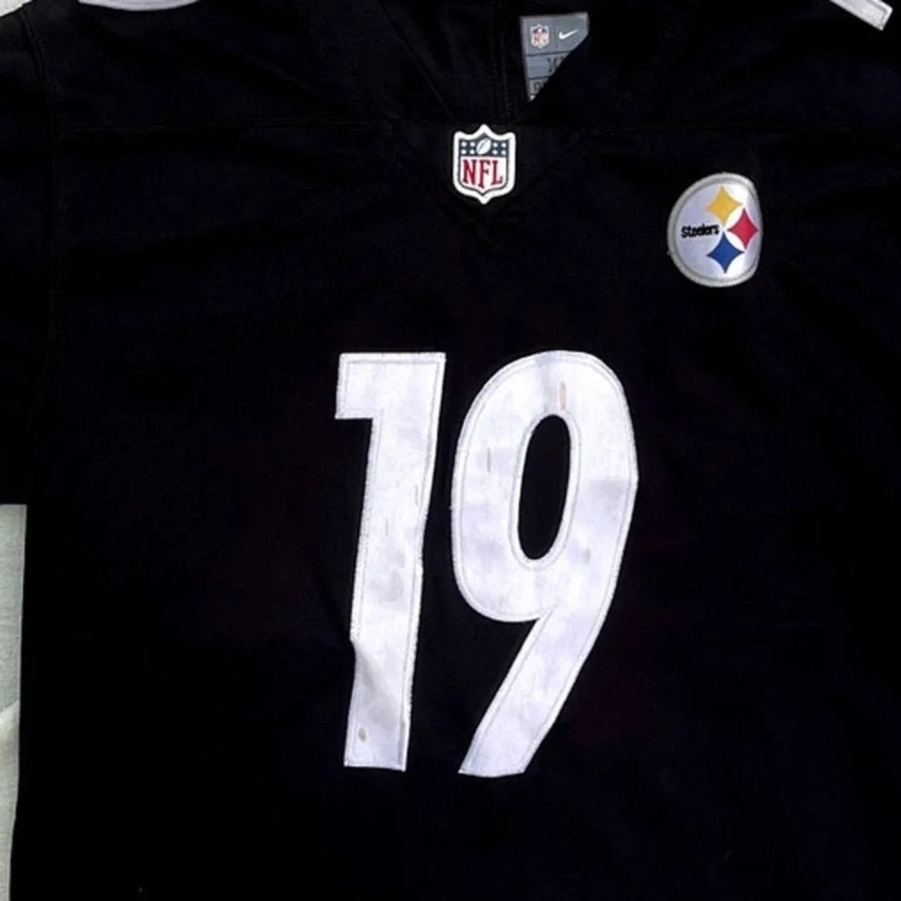 Nike Pittsburgh Steelers Juju Smith-Schuster NFL Jersey Youth XL Black Stitched